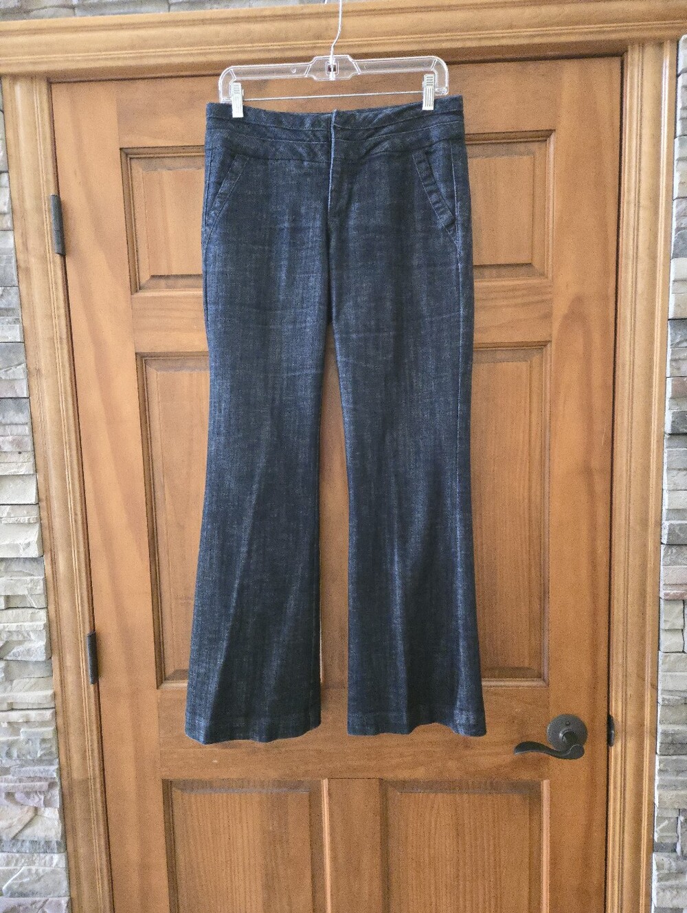 Maurices Classic Wide-Leg Women's Pants in Dark Denim Size 5/6